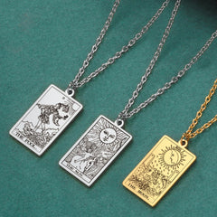 Dawapara Steel Tarot Cards Pendant