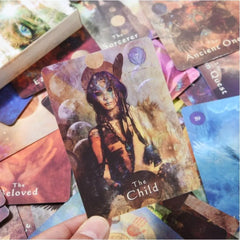 64pcs Mystical Shaman Oracle Cards Deck English Mysterious Fate Divination Tarot