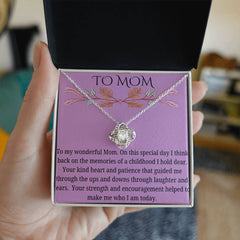 Special Memories Love Knot Necklace