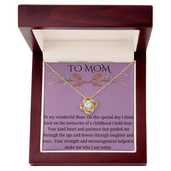 Special Memories Love Knot Necklace