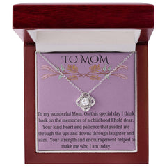 Special Memories Love Knot Necklace