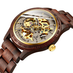 WoodCrafted Timepiece