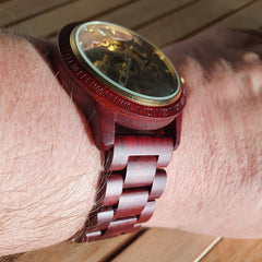 WoodCrafted Timepiece